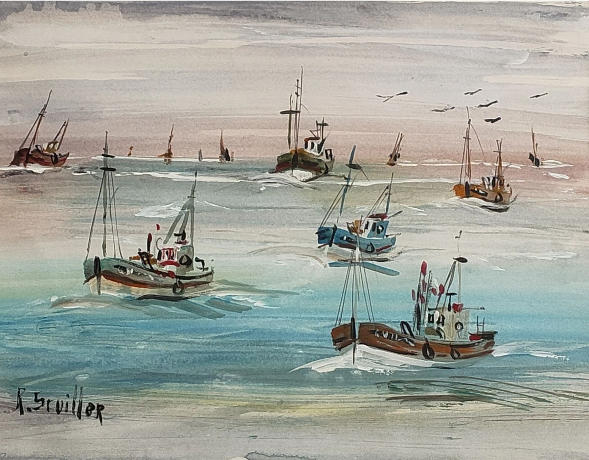 Retour de pêche